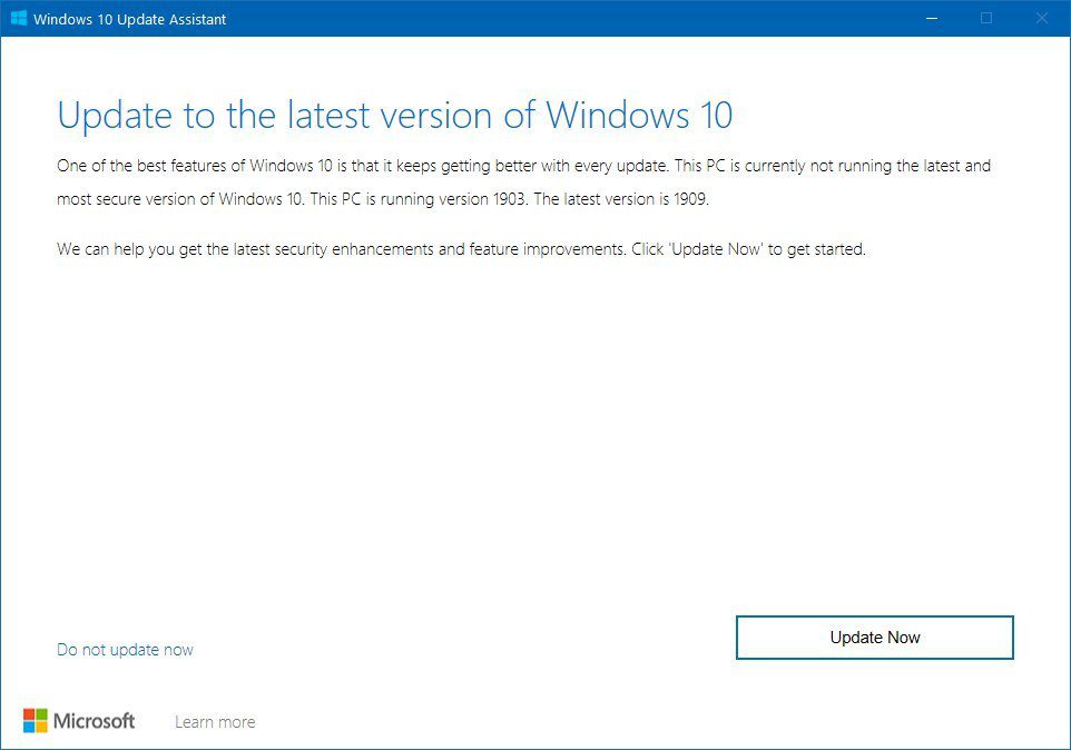 update windows 10 dengan update asistant 1