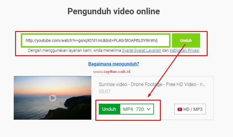 cara download video youtube tanpa aplikasi 2