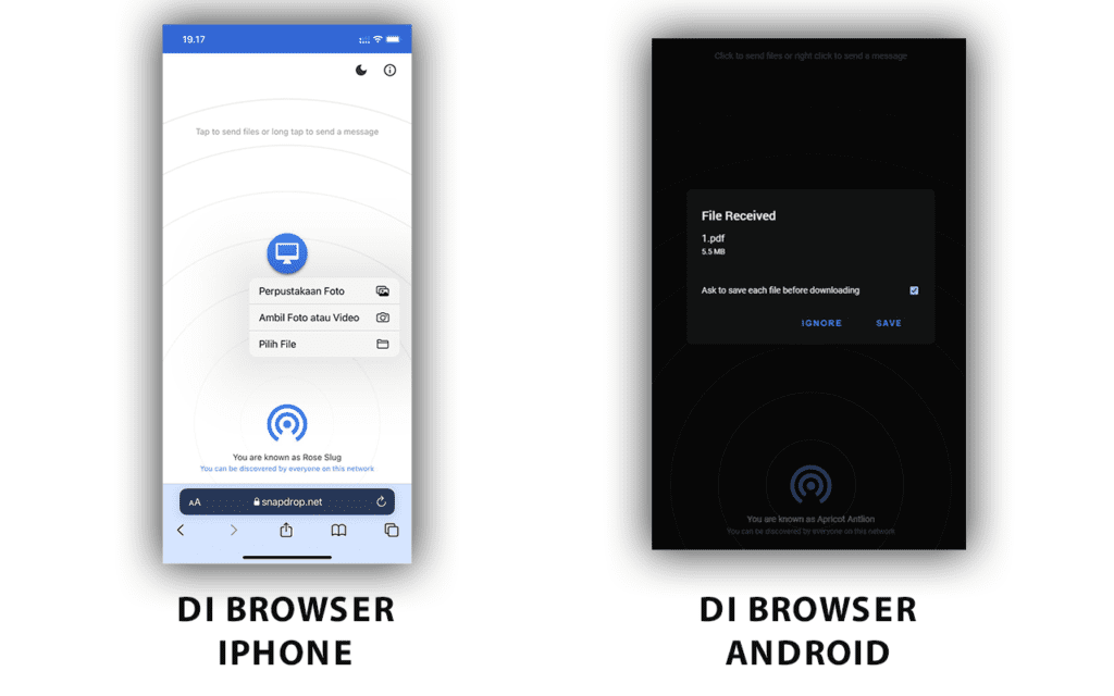 cara transfer file dari iphone ke android atau sebaliknya