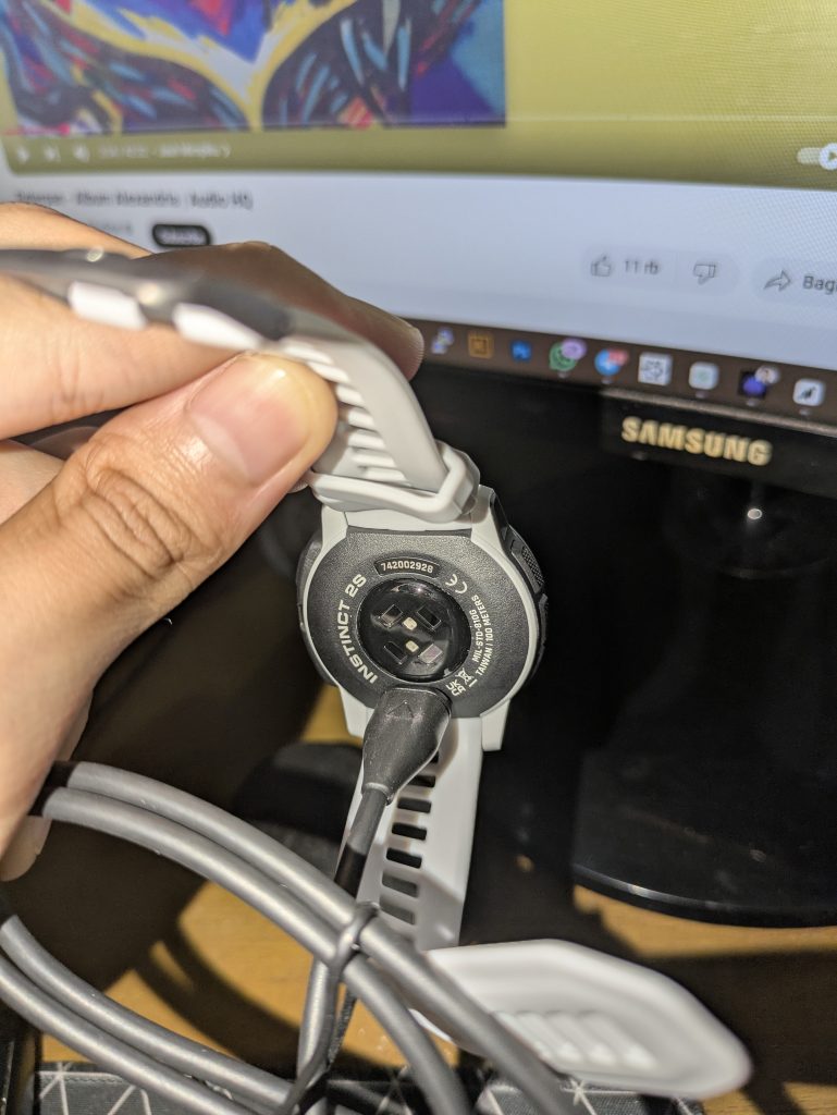 Solar charging garmin instinct 2s