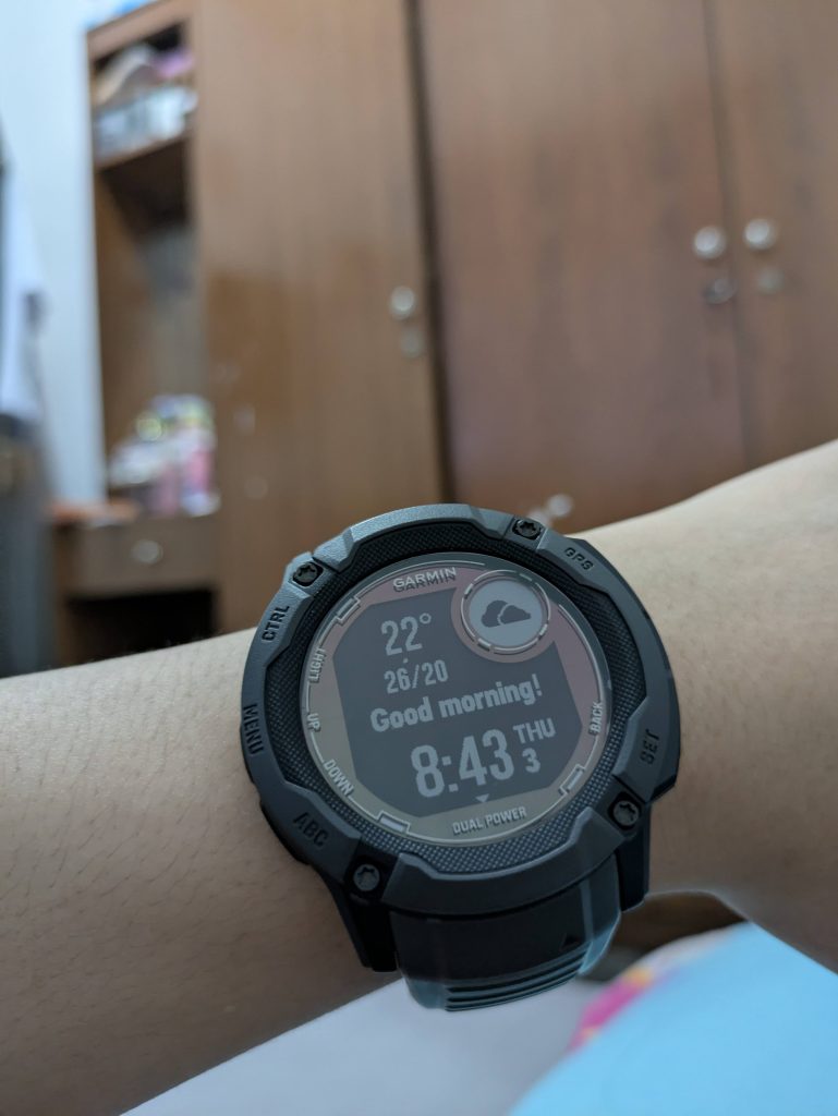 sleep with garmin instinct 2x