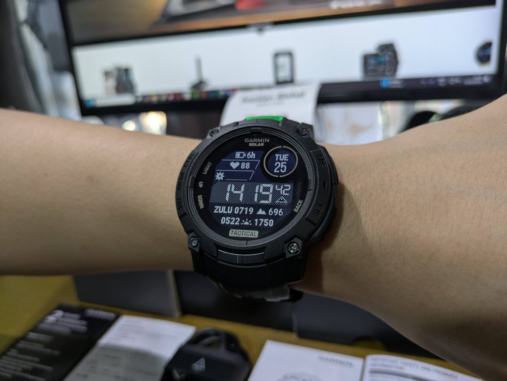 garmin instinct 3 solar tactical b