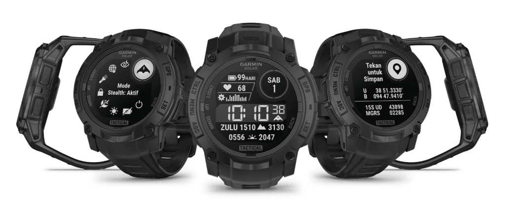 Desain garmin instinct 3 tactical solar terbaru