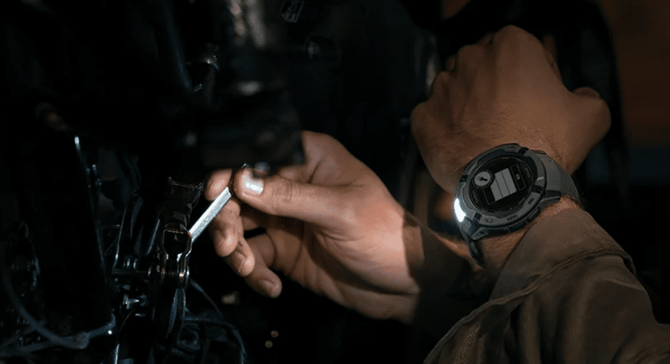 led flash garmin instinct 2x