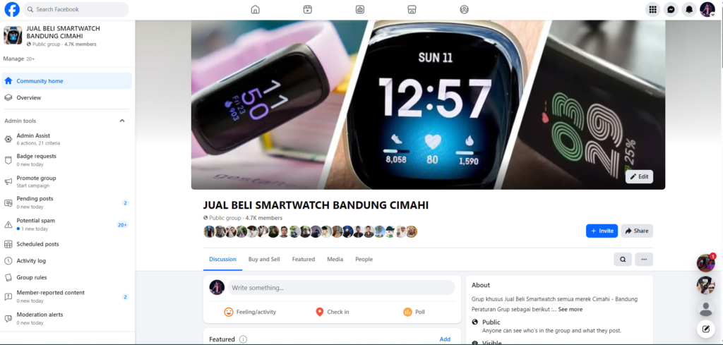 Cek di Forum atau Grup Facebook